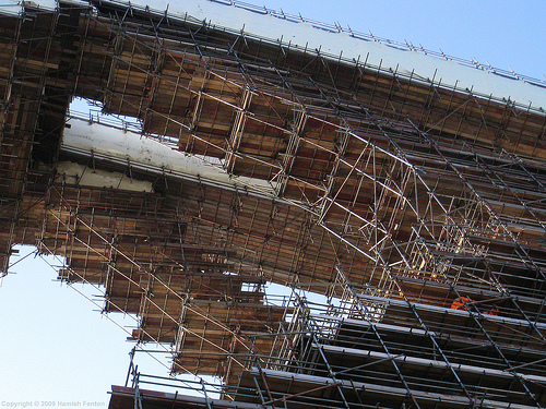 scaffolding planks